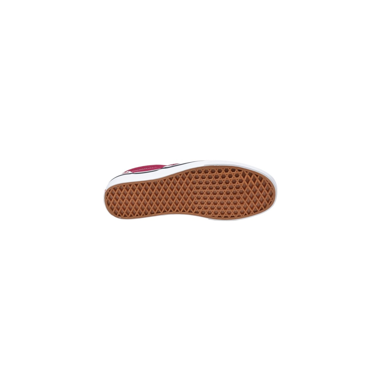 2422665 Vans Scarpe Basse Rosso Tessuto Quadri Uomo