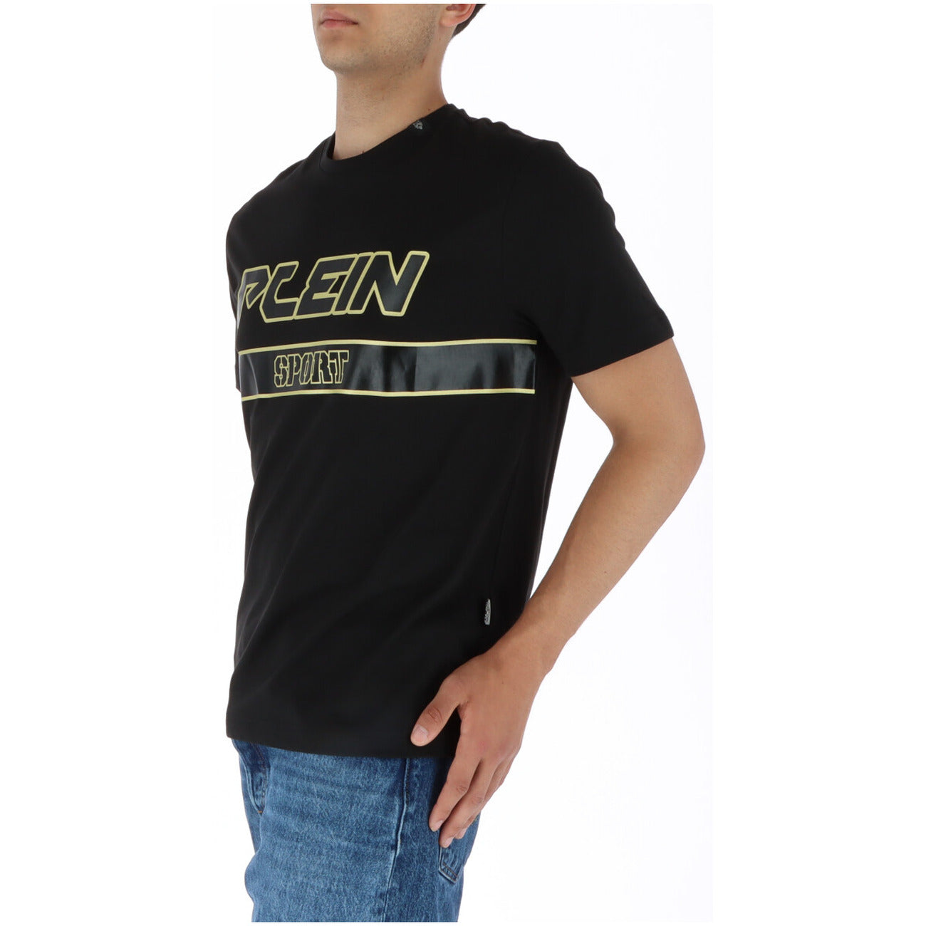 443810 Plein Sport T-Shirt Nero Stampa Uomo