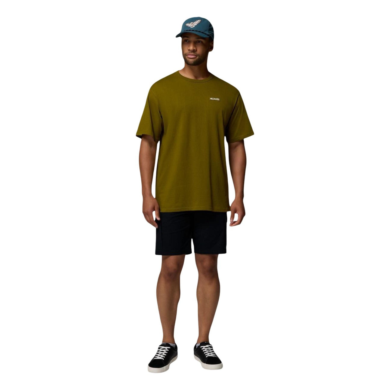 2455305 Columbia T-Shirt Verde Uomo