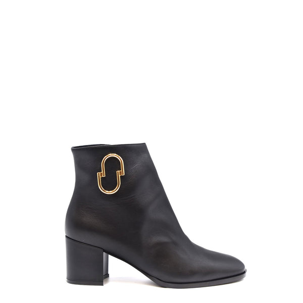 tivaletto Pelle Logo Oro Donna