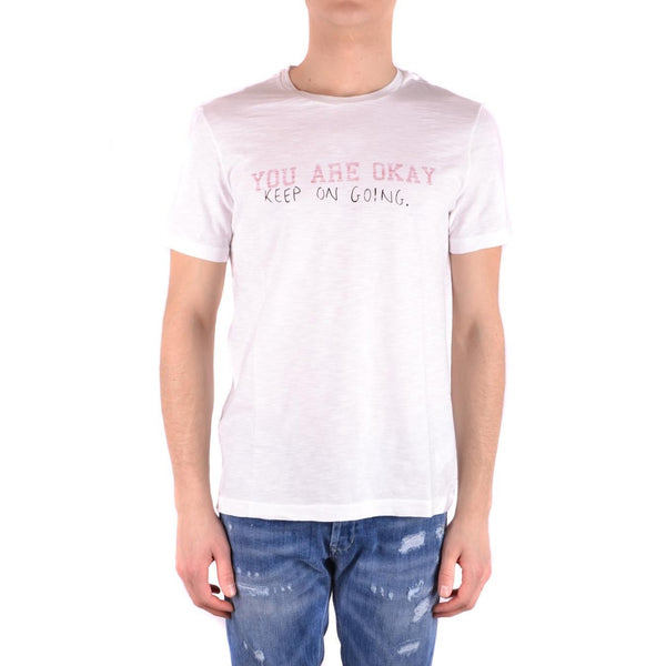 T-Shirt Bianca Stampa Uomo