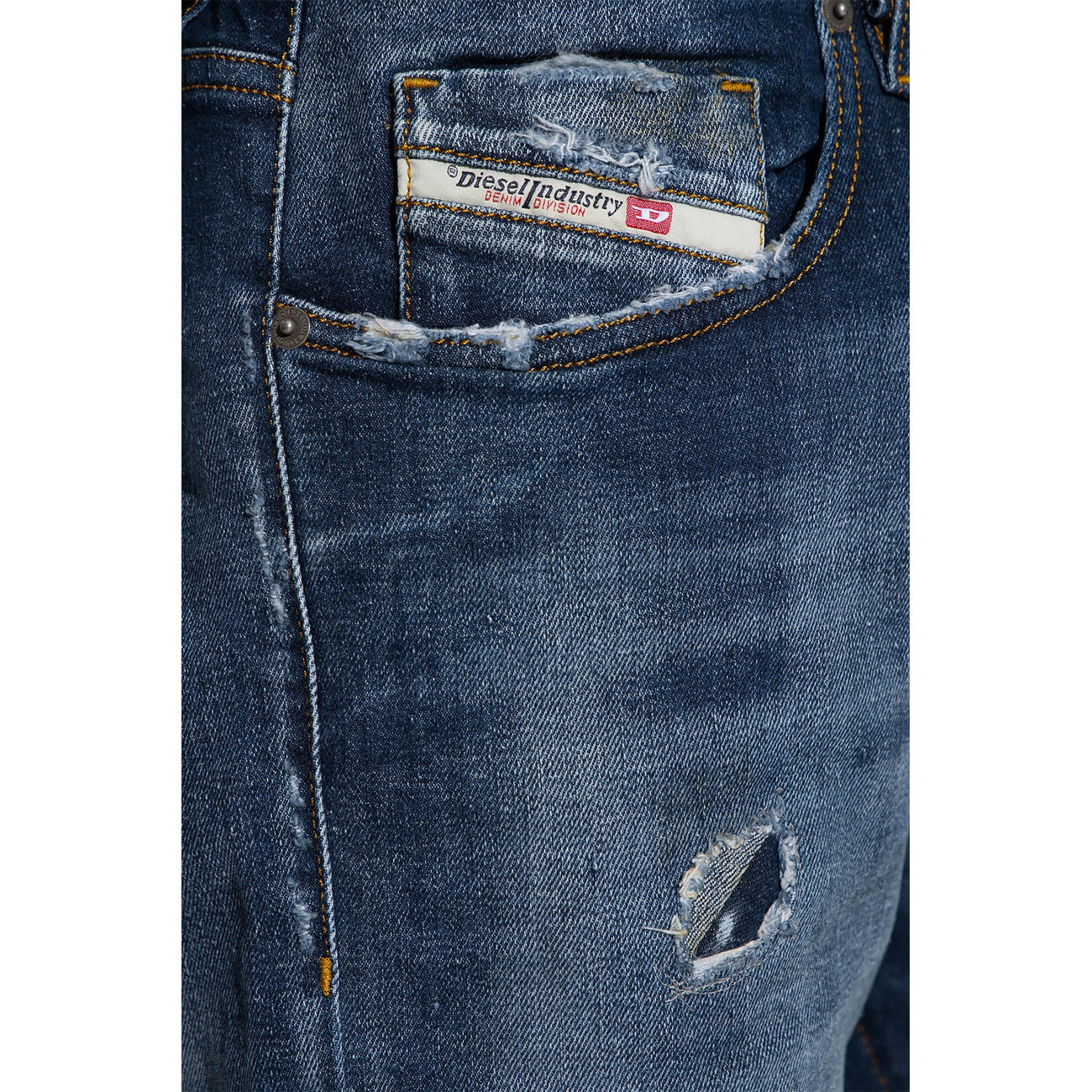 2424401 Diesel Jeans Blu Effetto Consumato Uomo