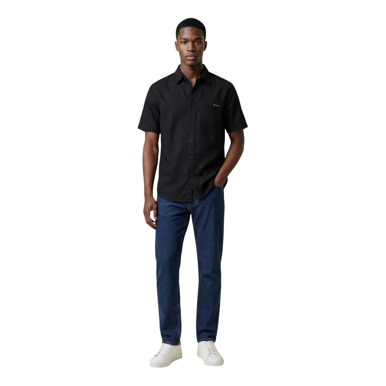 2456327 Calvin Klein Jeans Camicia Nero Uomo
