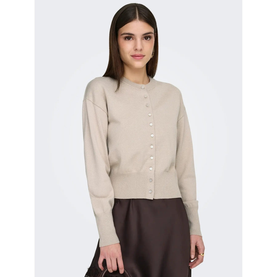 Onlrikke Long Sleeve Crew Neck Lurex Cardigan Knt Cardigan Donna