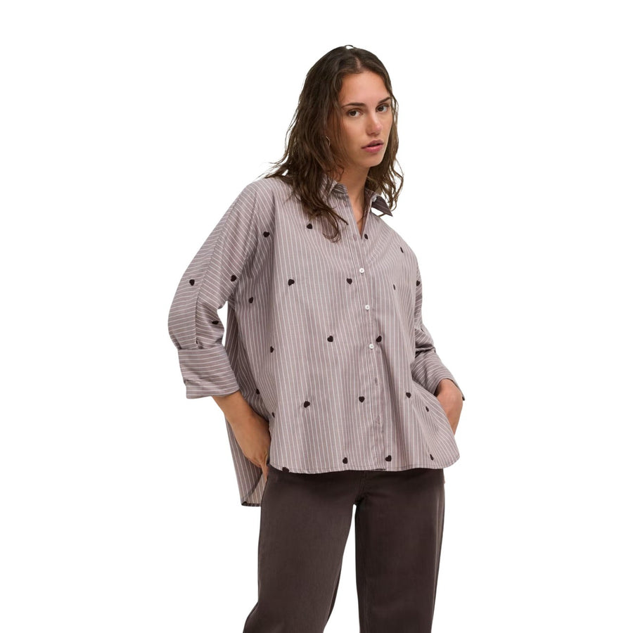 NEW LINA GRACE STR EMB SHIRT Camicia Donna