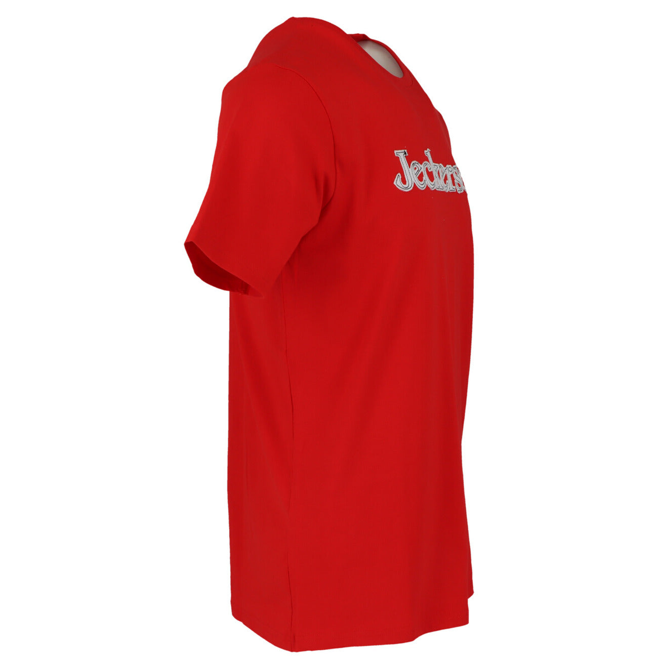 362867 Jeckerson T-Shirt Rosso Stampa Slim Uomo