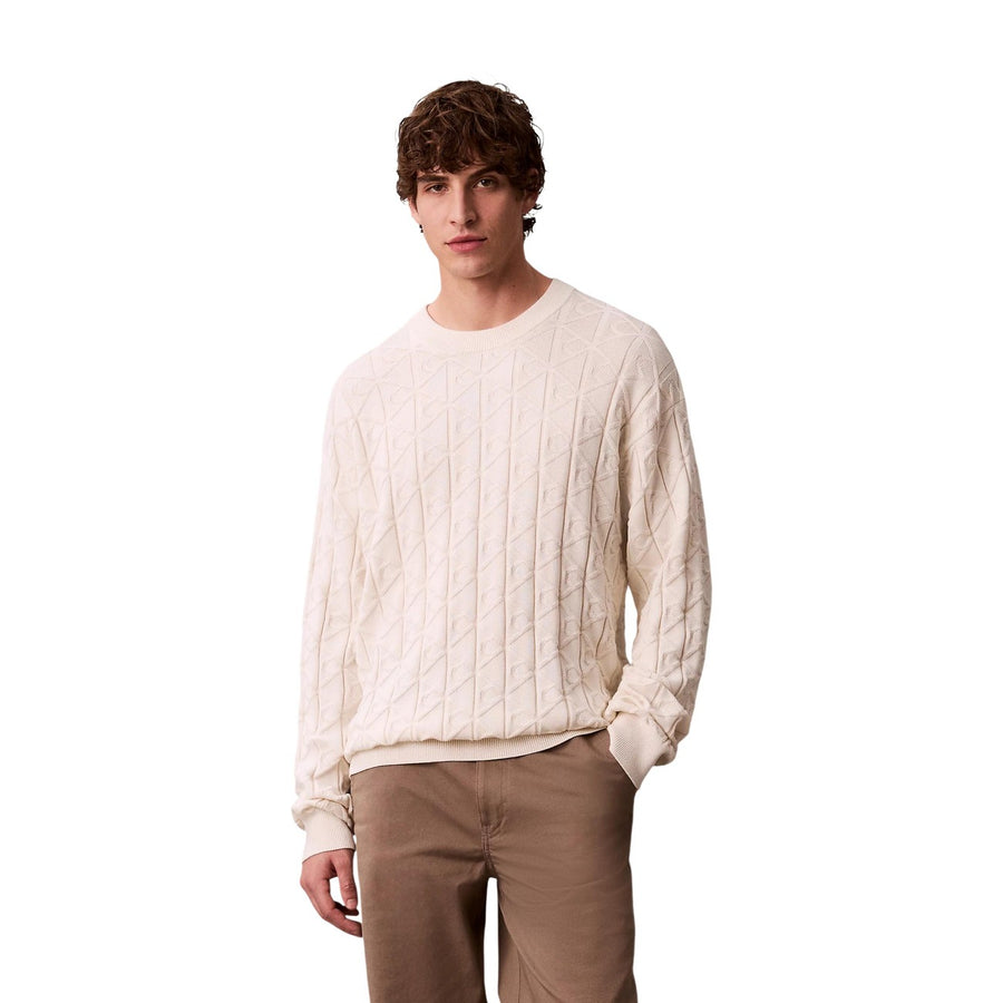 Allover Emblem Logo Relaxed Jumper LV04RE301G Maglia Uomo