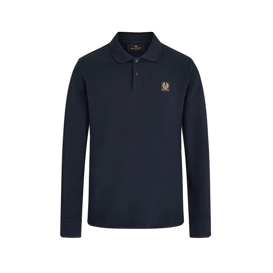 Long Sleeved Polo Dark Ink