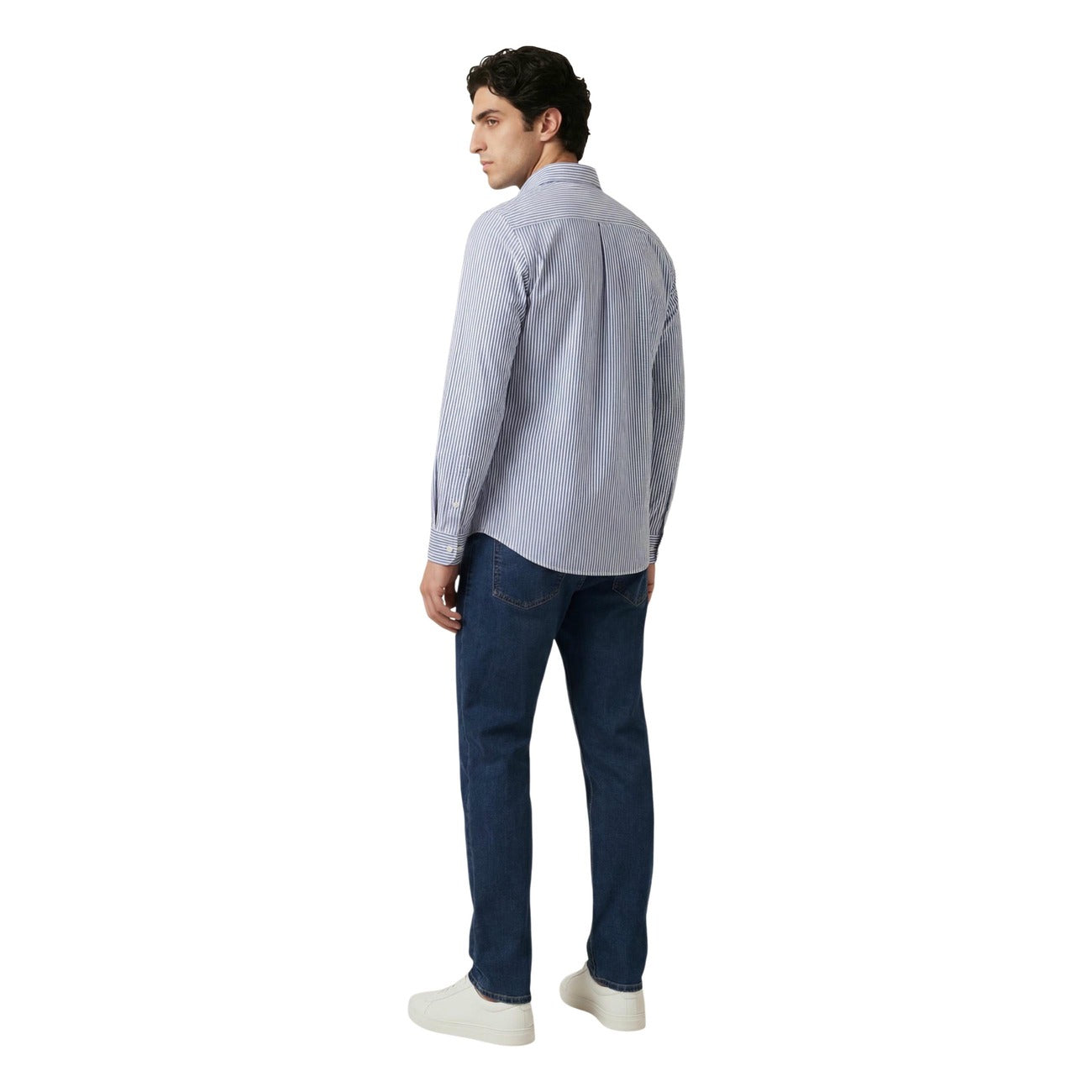 2454977 Only & Sons Camicia Azzurro Righe Uomo