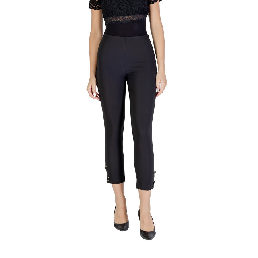 Pantalone Sigaretta con Bottoni al Fondo