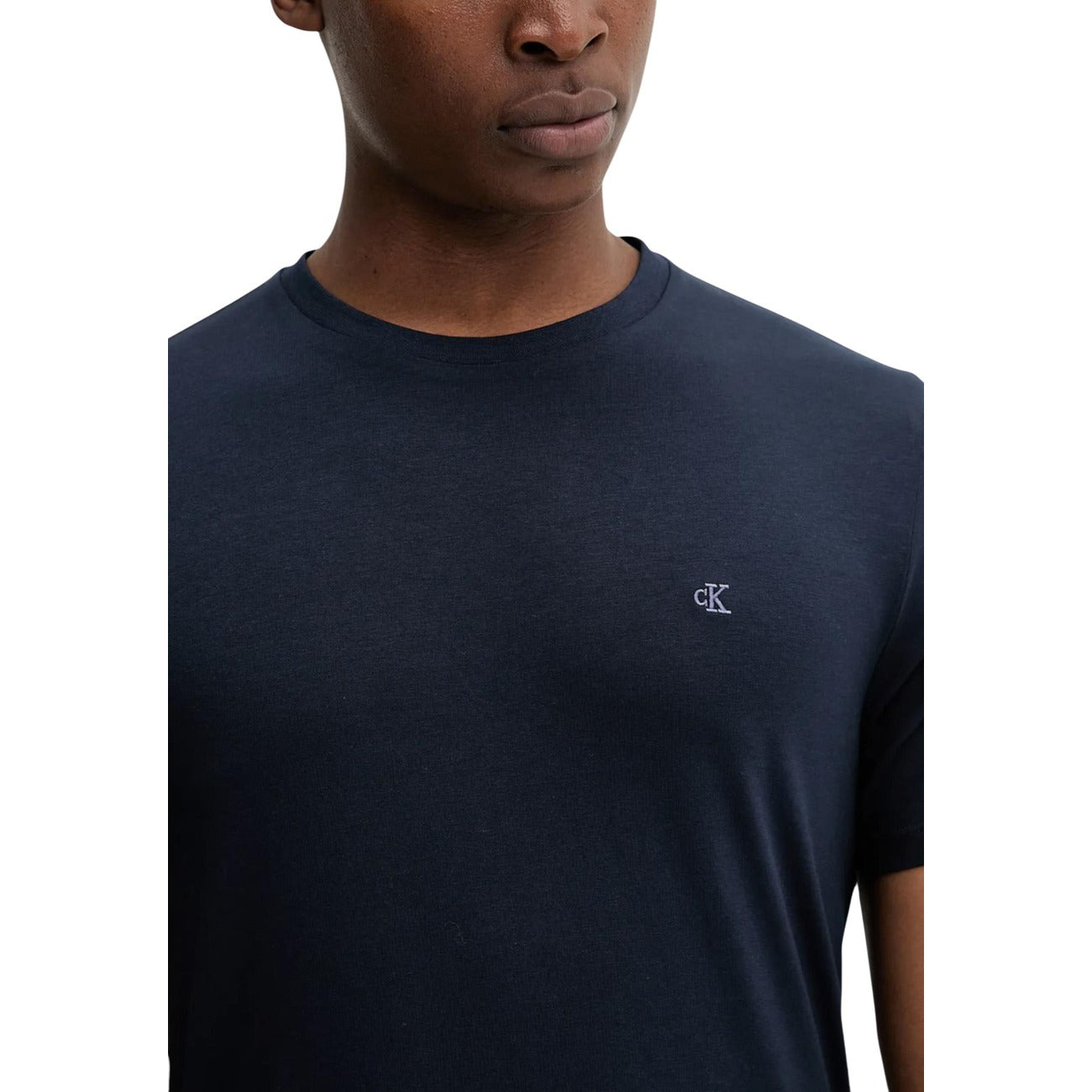 2451854 Calvin Klein T-shirt Blu Elastan Uomo