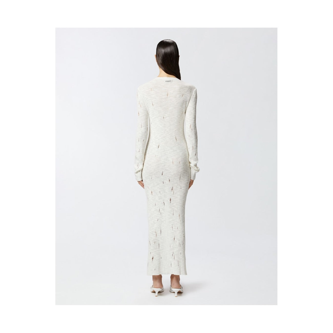 2443135 Pinko Abito Bianco Donna