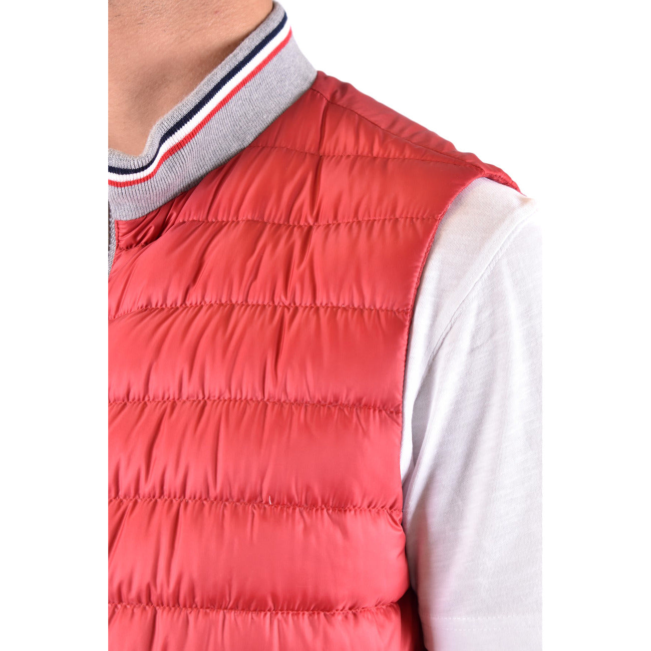 2433302 Herno Giubbotto Rosso Smanicato Uomo