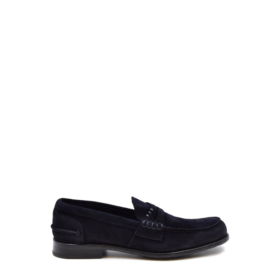 Mocassini Loafers Suede Deep Blu 31812