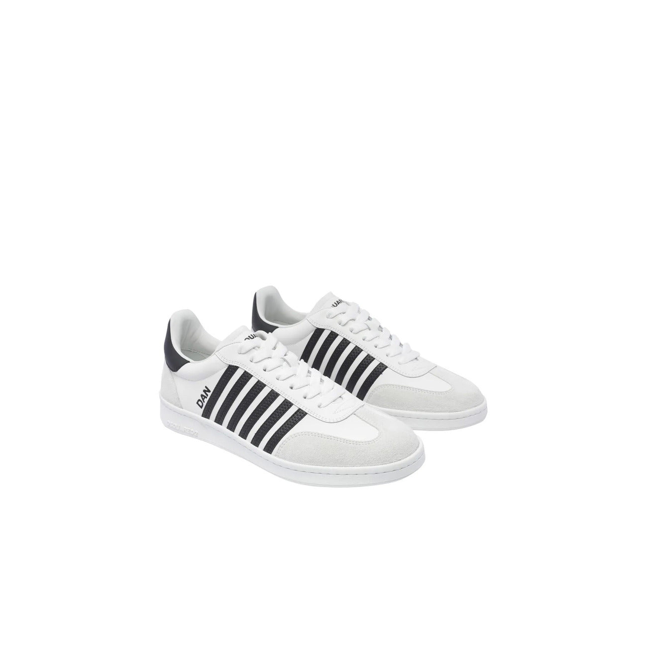 503102 Dsquared Sneakers Bianco Pelle Uomo