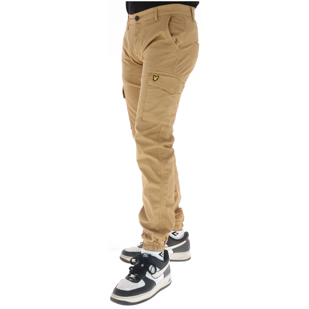2219892 Lyle & Scott Pantaloni Cammello Stampa Uomo