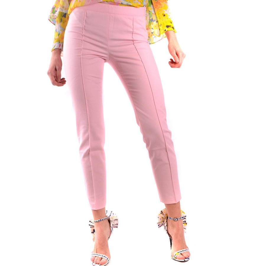 Pantalone Slim Cropped Rosa