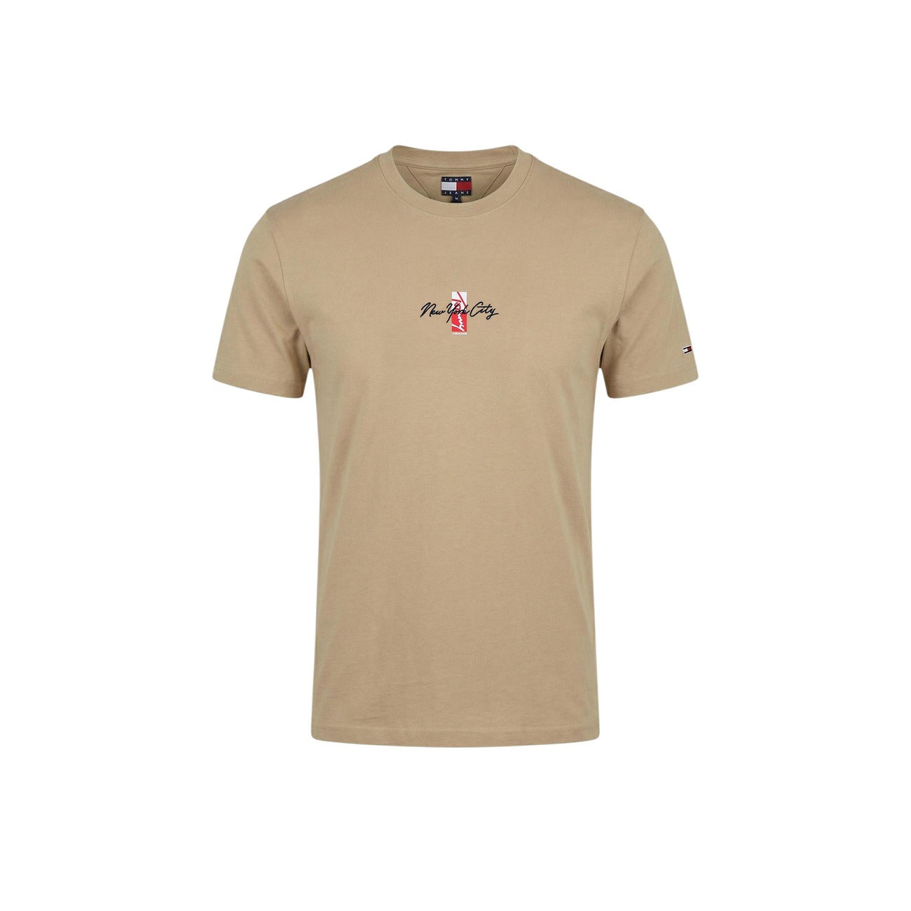 2457658 Tommy Hilfiger Jeans T-Shirt Beige Uomo