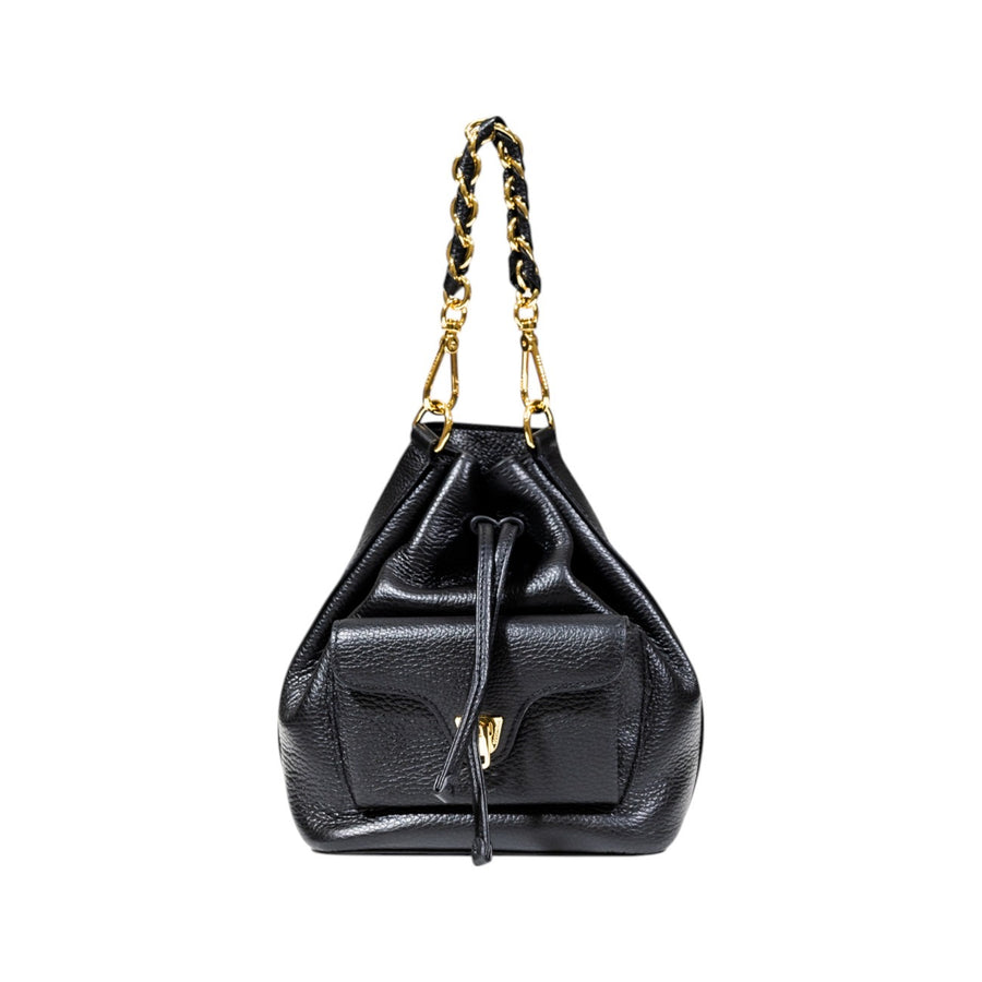 Sole Bucket Bag Leather Black