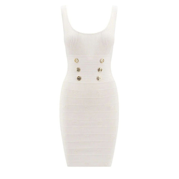 Abito Bianco Donna Poliestere 100%