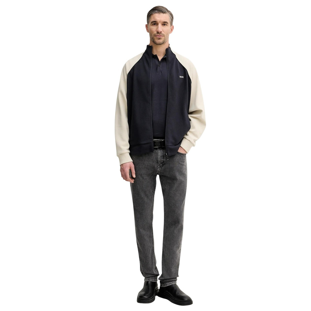 2449586 Boss Jeans Grigio Uomo