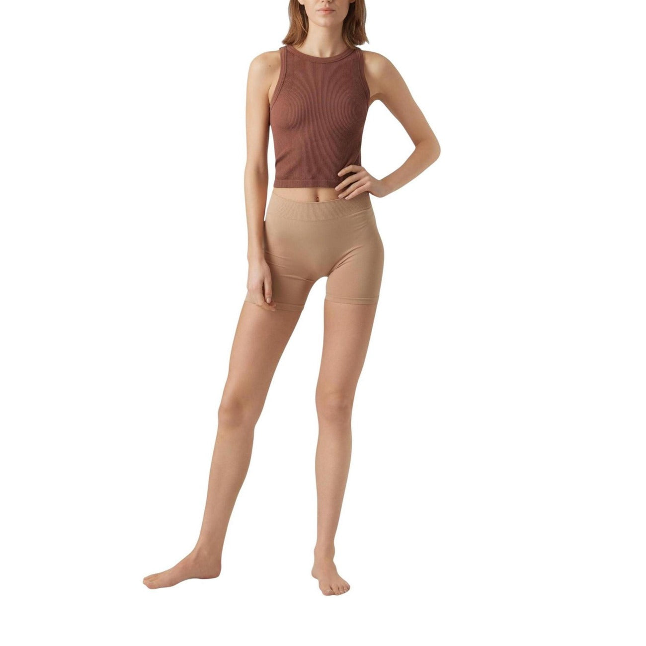 2294205 Vero Moda Shorts Beige Donna