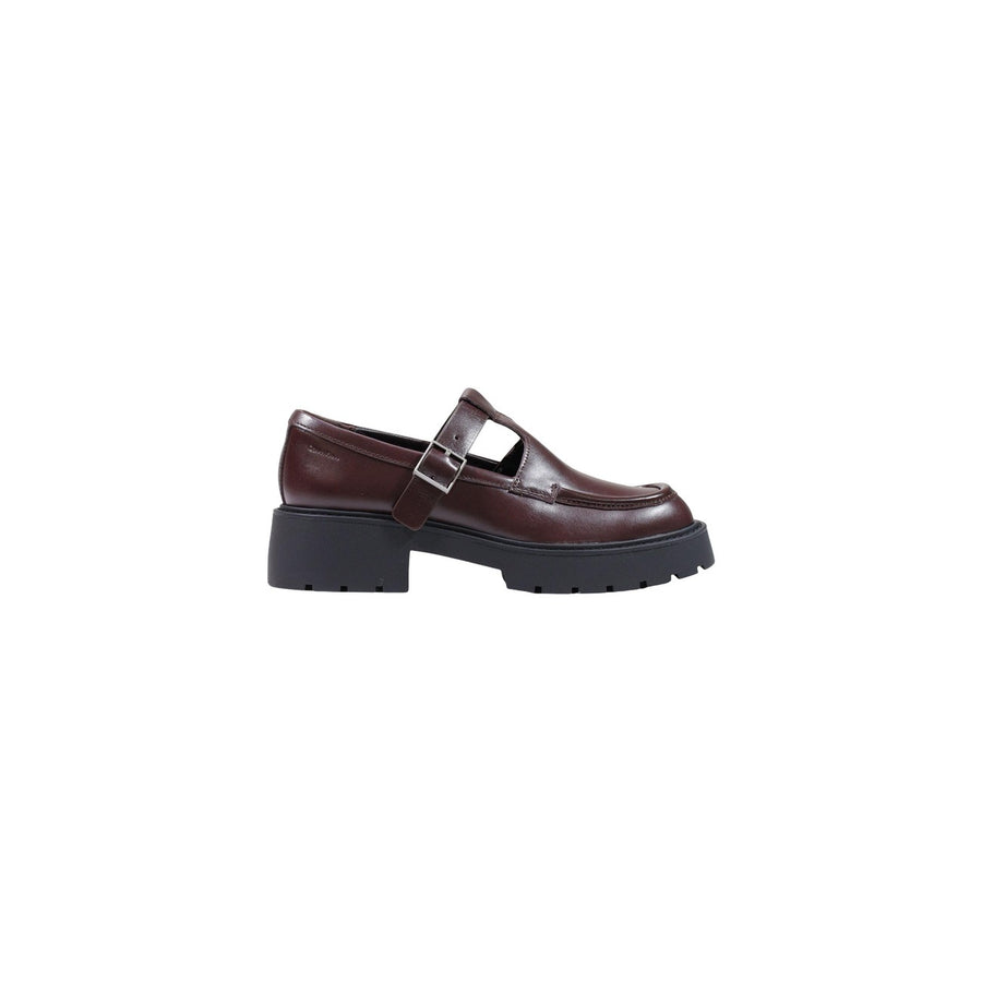 Chunky Loafer Tbar Pol Lth Bordeaux HW0HW03046 Scarpe Basse Donna