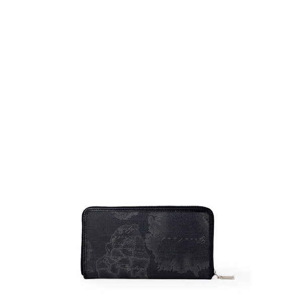 Alviero Martini 1ᴬ Classe Geo Black Portafoglio Zip Around Grande