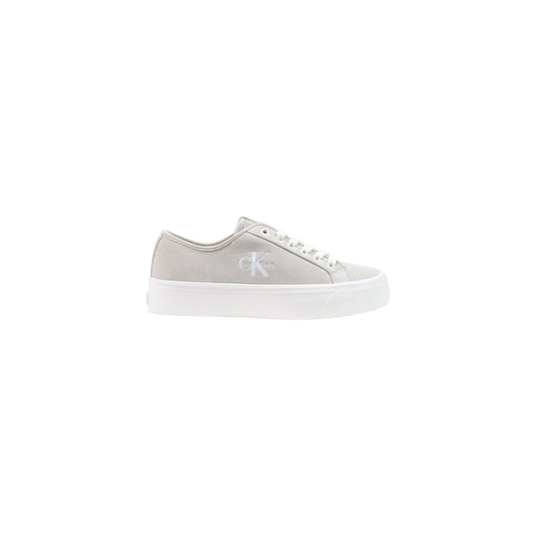 Vulc Flatf Laceup Suede Light Grey HW0HW03088 Sneakers Donna