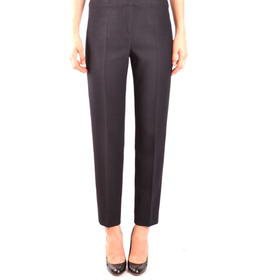 Textured Slim-Leg Virgin Wool Pants