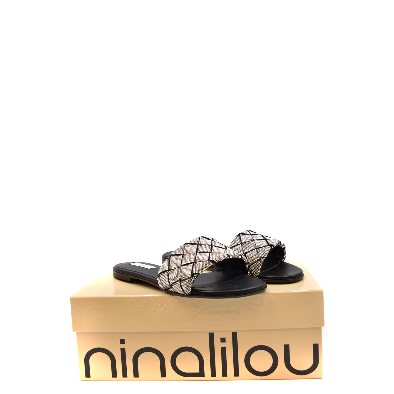 489460 Ninalilou Ciabatte Nero Donna Primavera/Estate