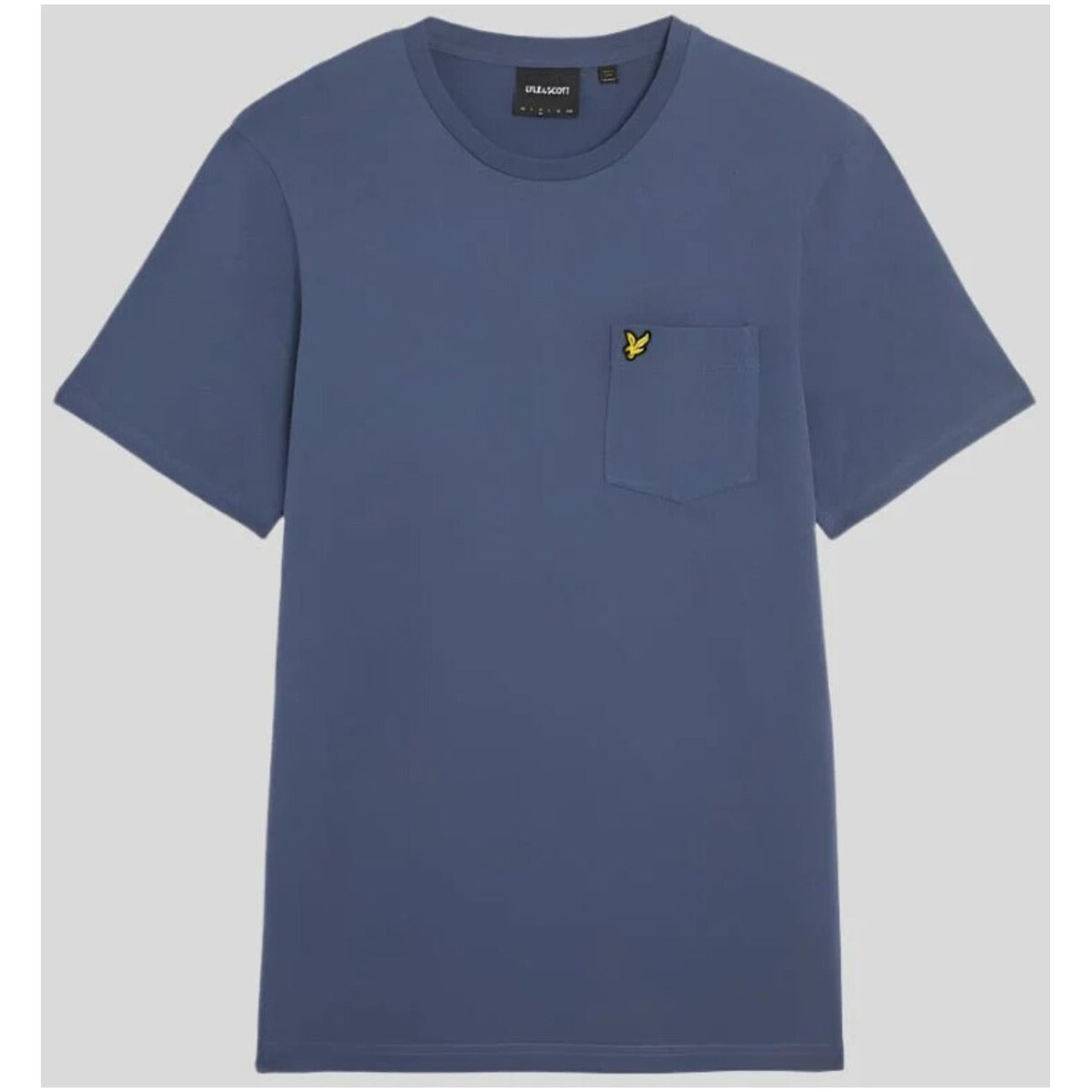2419612 Lyle & Scott T-Shirt Blu Stampa Tasca Uomo