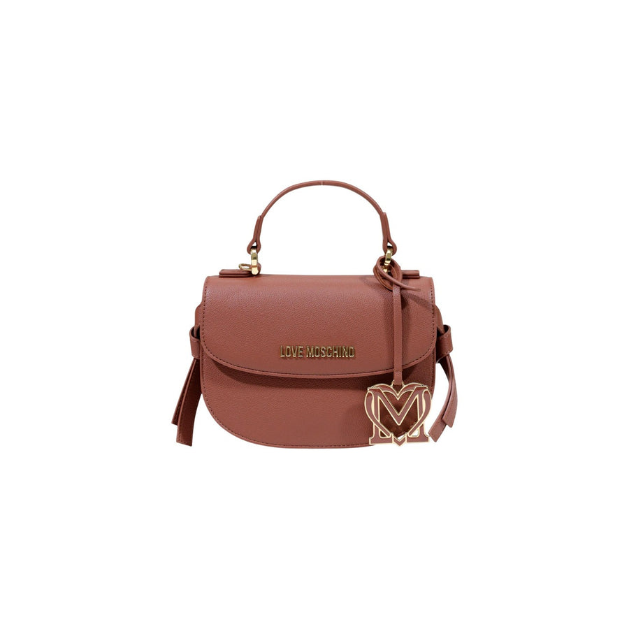 Borsa a Tracolla Patta Linea Signature Charm Heart Albicocca