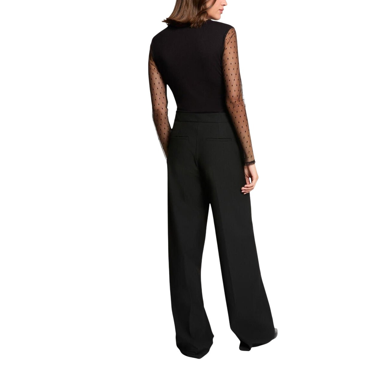 505267 Morgan De Toi Blusa Nera Maniche Lunghe Donna