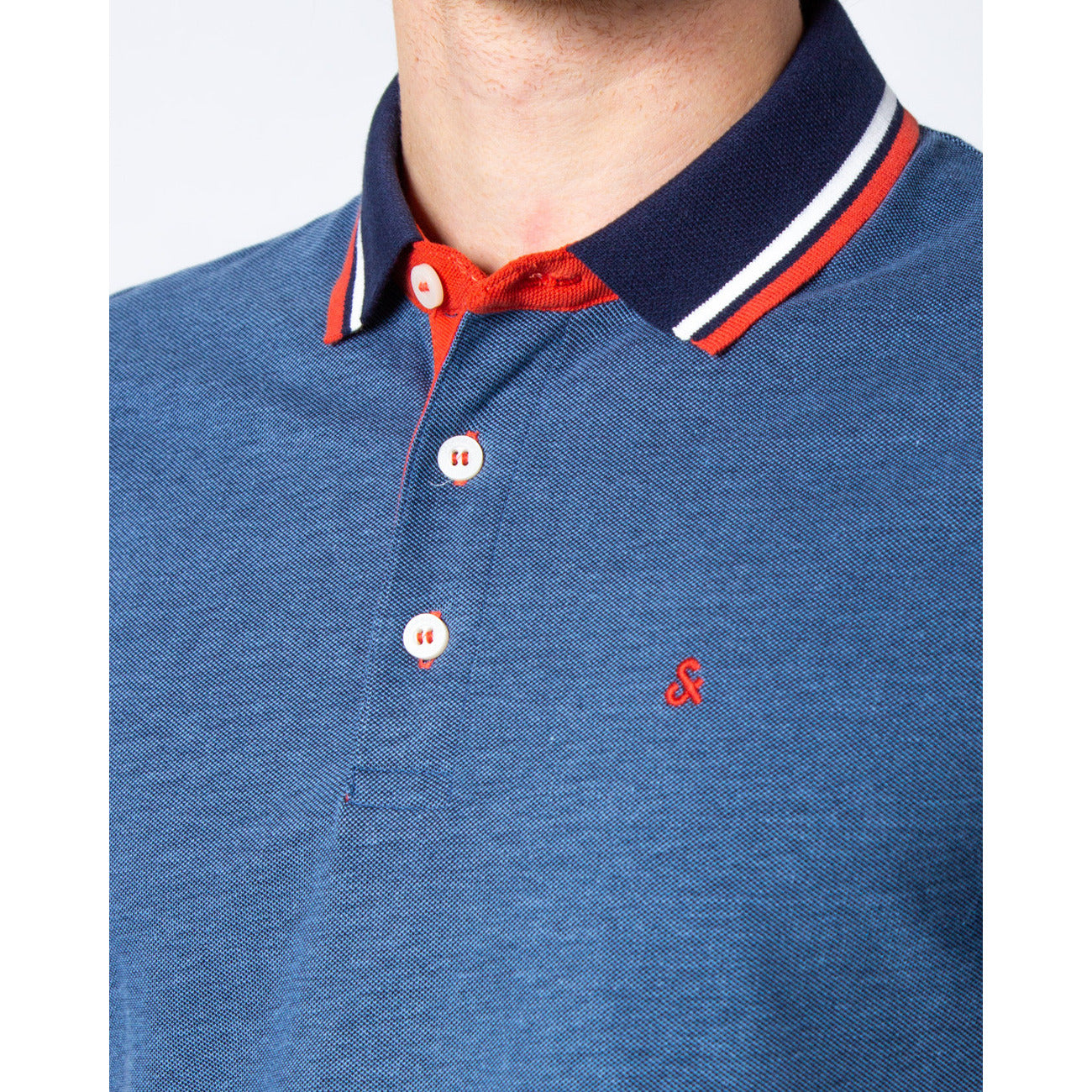 349601 Jack & Jones Polo Blu Uomo