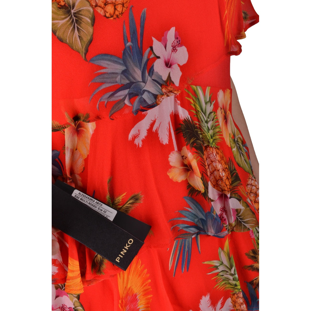 486889 Pinko Abito Rosso Stampa Donna