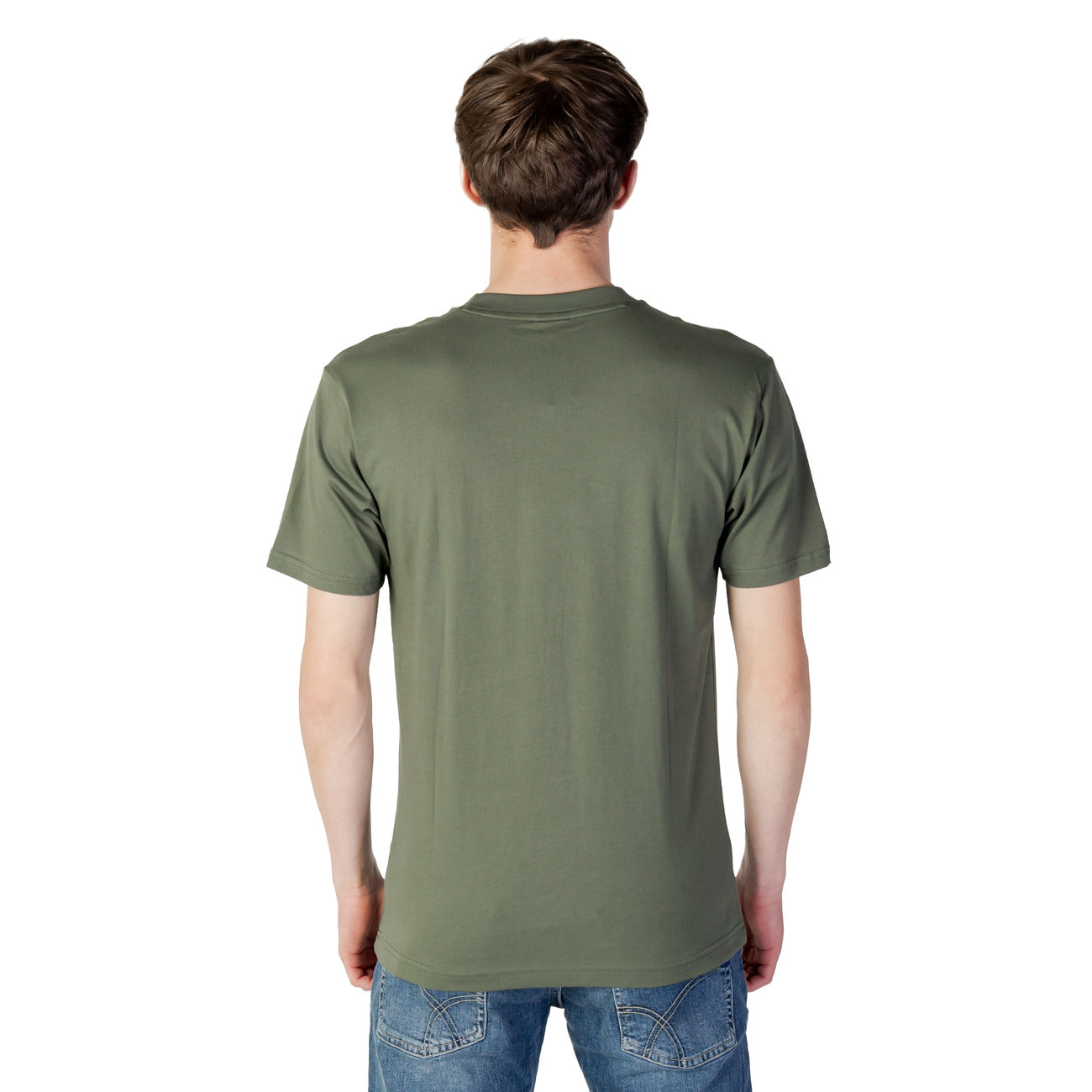 434721 New Balance T-Shirt Verde Uomo