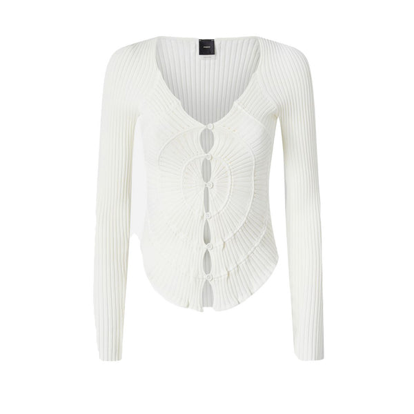 Cardigan Bianco Donna Primavera/Estate