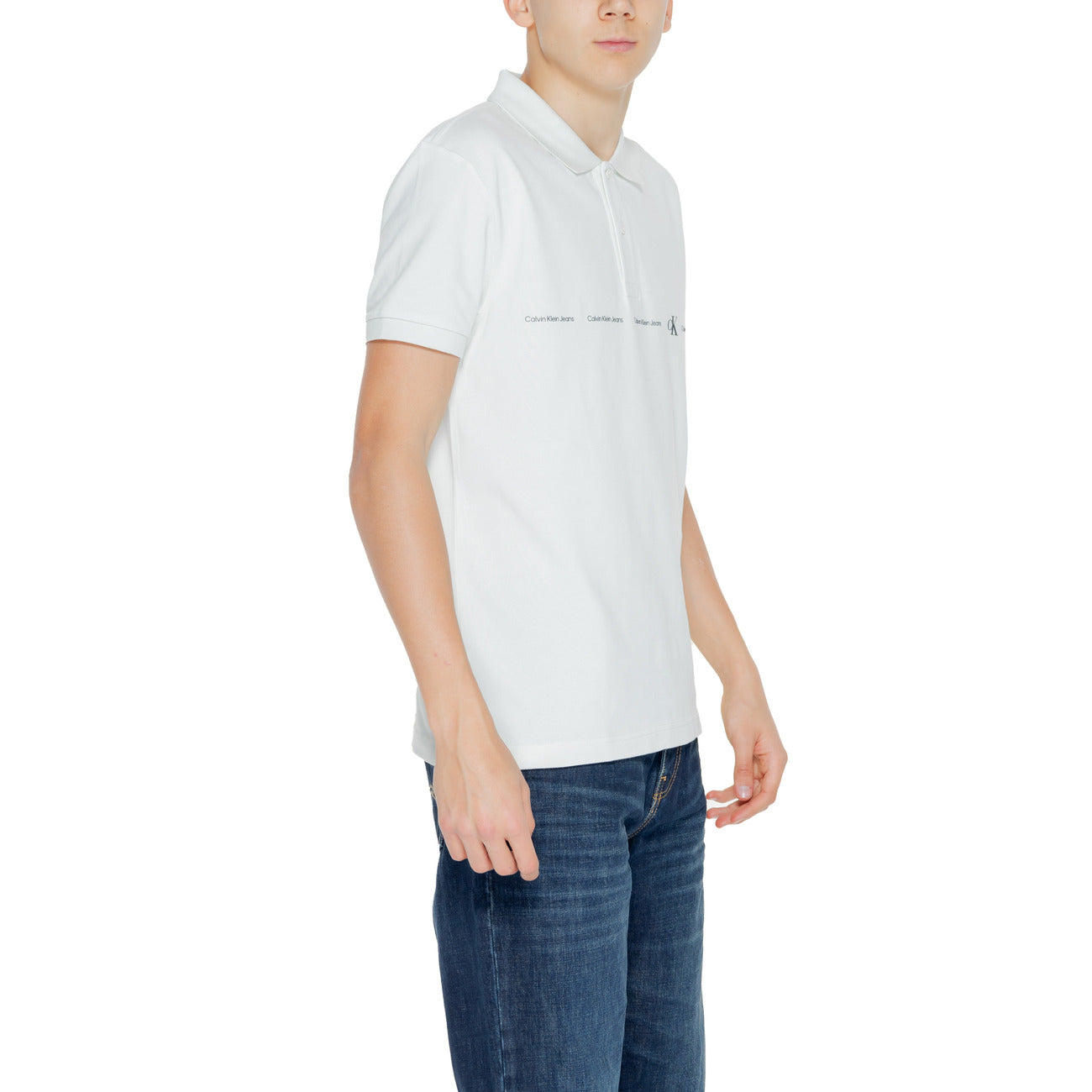 2324660 Calvin Klein Jeans Polo Verde Uomo