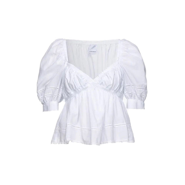Top in Mussola con Ricamo "Acerenza"