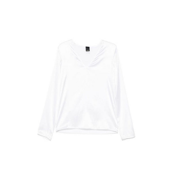 Blusa in Raso di Seta Stretch "Dancing"