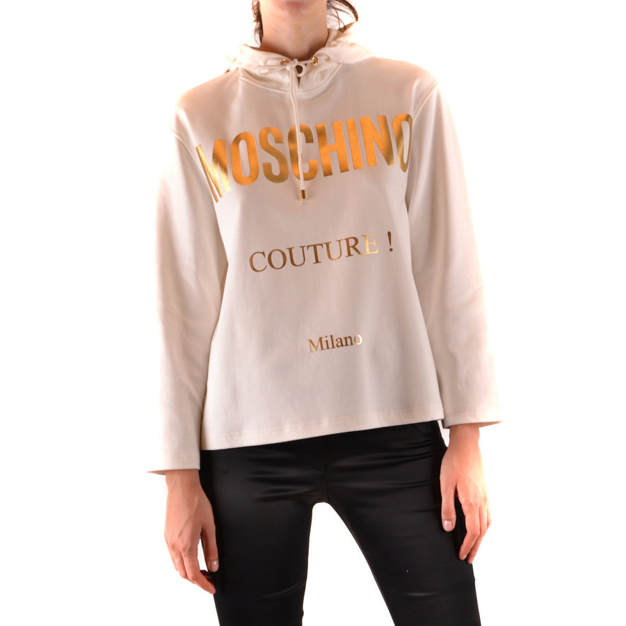 Felpa In Jersey Interlock Con Logo Moschino Couture
