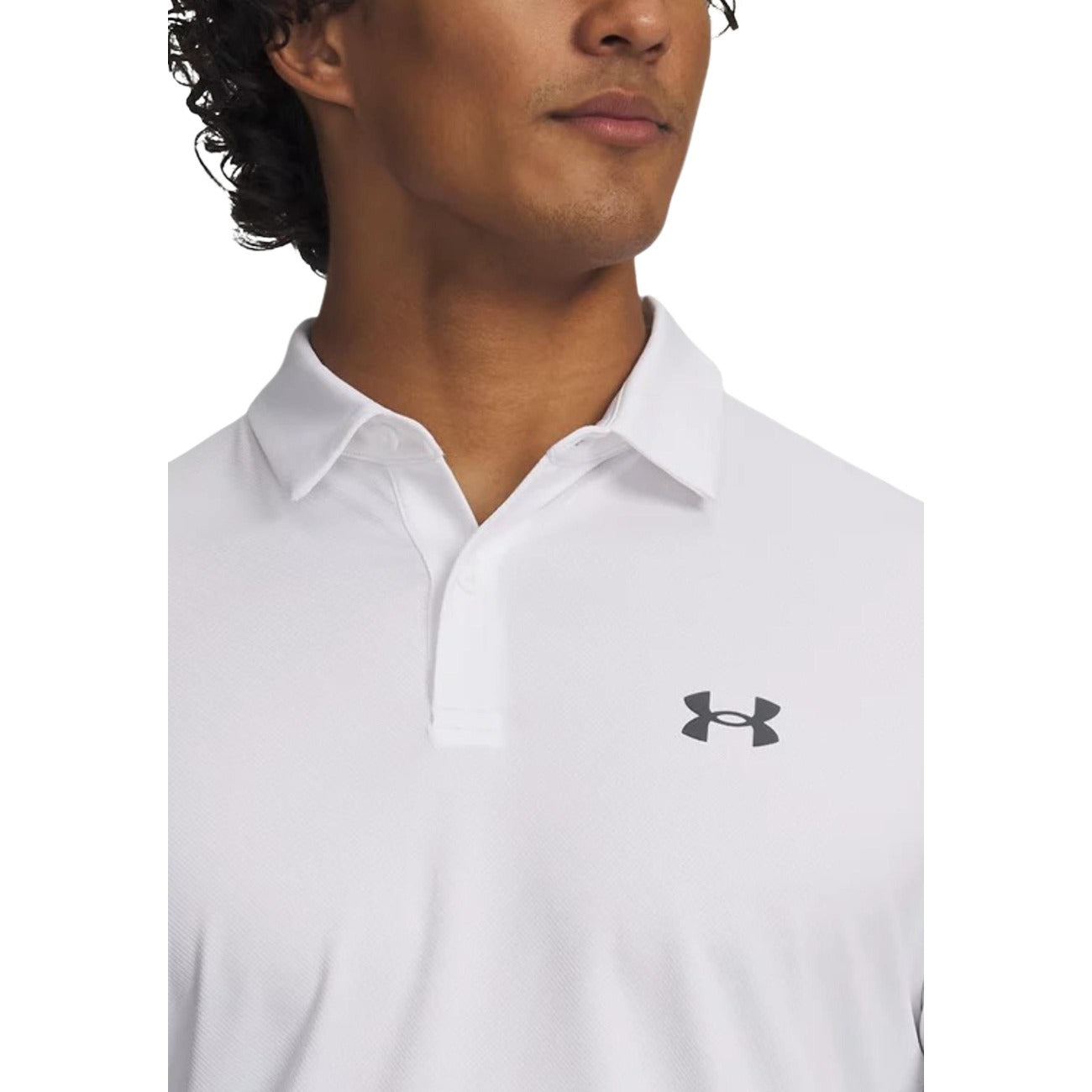 2452007 Under Armour Polo Bianca Uomo