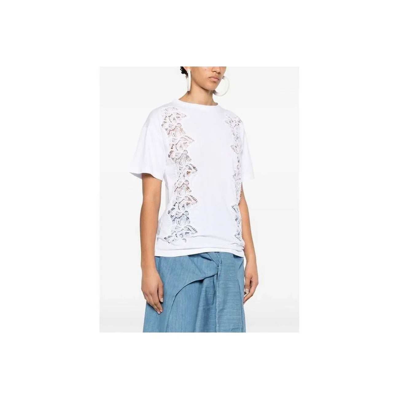 2444516 Ermanno T-Shirt Bianca Donna
