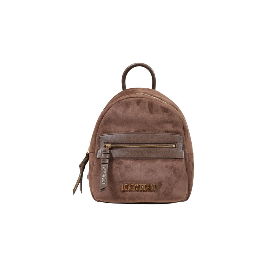 Zaino Linea Signature Pocket in Velour Marrone