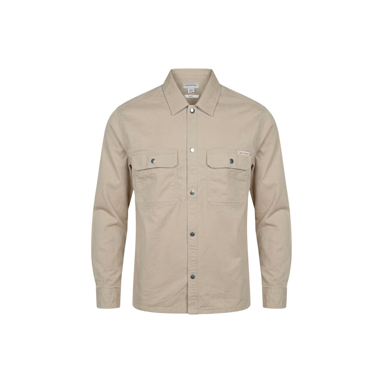 2454960 Calvin Klein Jeans Camicia Beige Uomo