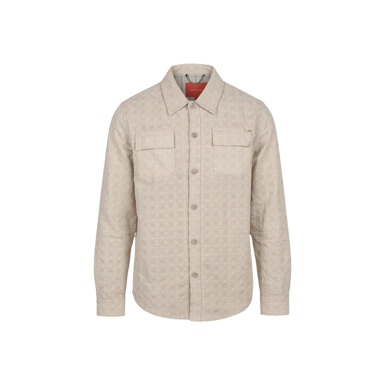 2461105 Gianni Lupo Camicia Beige Uomo
