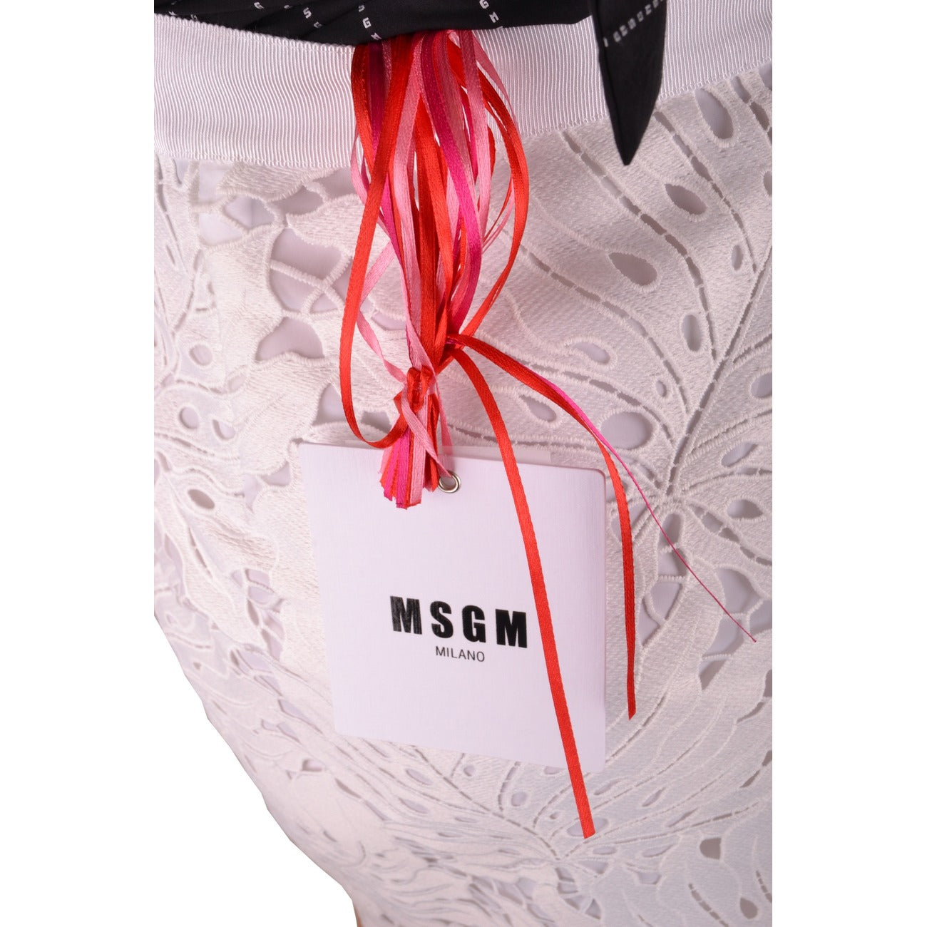 2433298 MSGM Gonna Bianca Donna