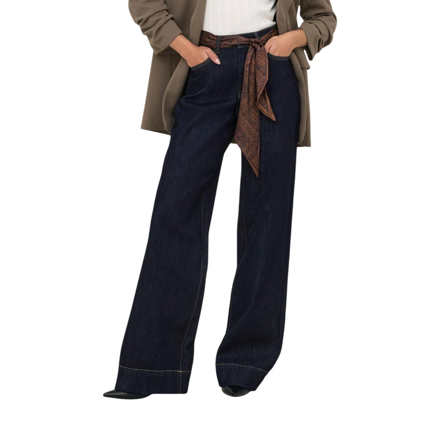 Madison Blush High Waist Wide Scarf Denim Gua12 Noos Pantaloni Donna