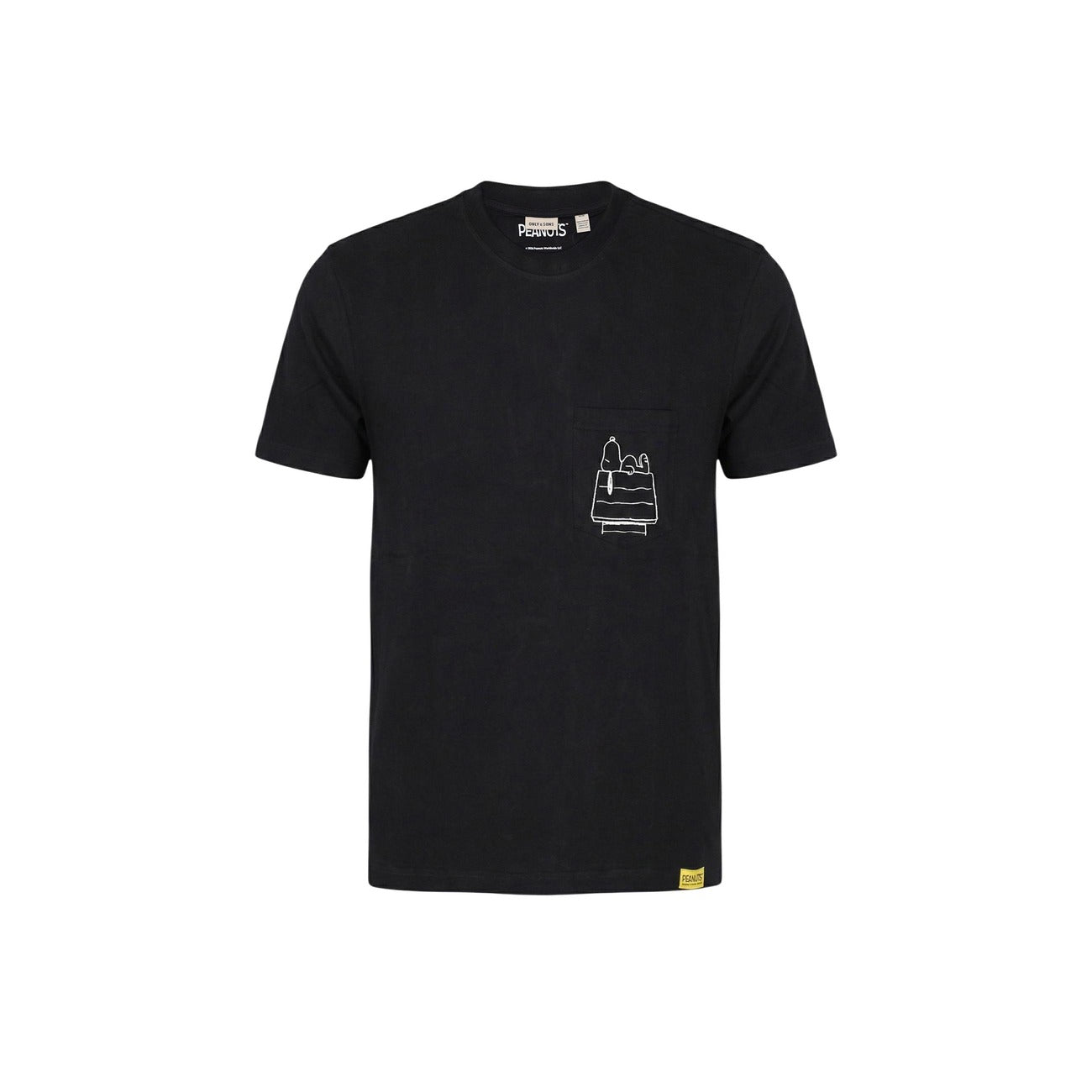 2455553 Only & Sons T-Shirt Nera con Stampa Uomo